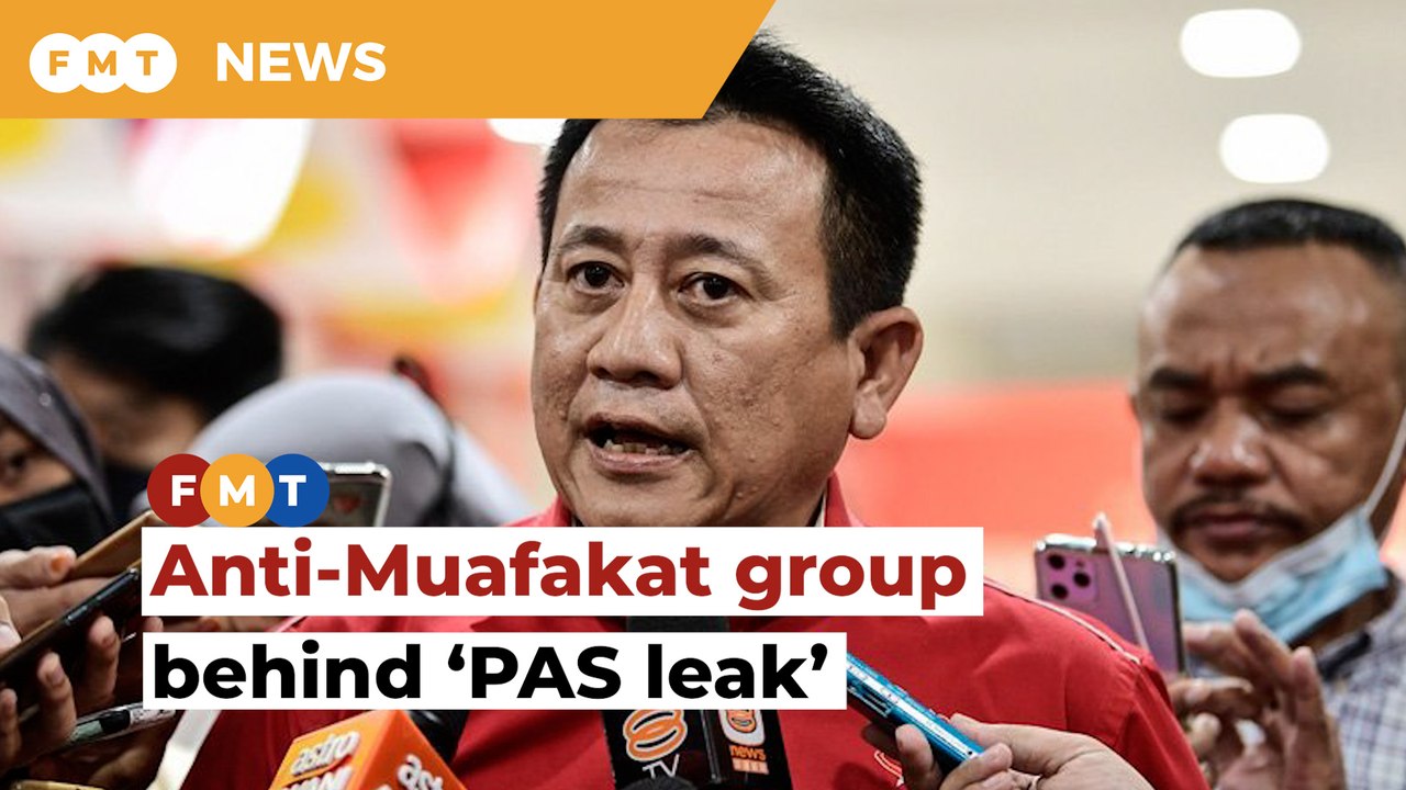 Purported leak of PAS documents over moves against Umno leaders the work of Anti-Muafakat group