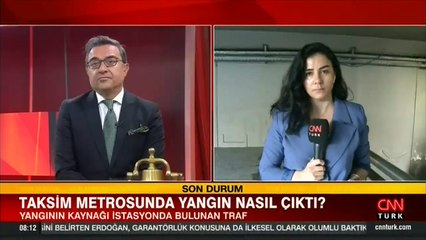 Taksim metrosunda yangın nasıl çıktı?