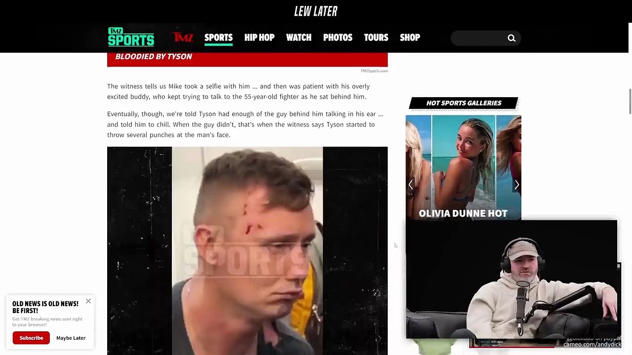 Mike Tyson Punches Annoying Passenger On Plane