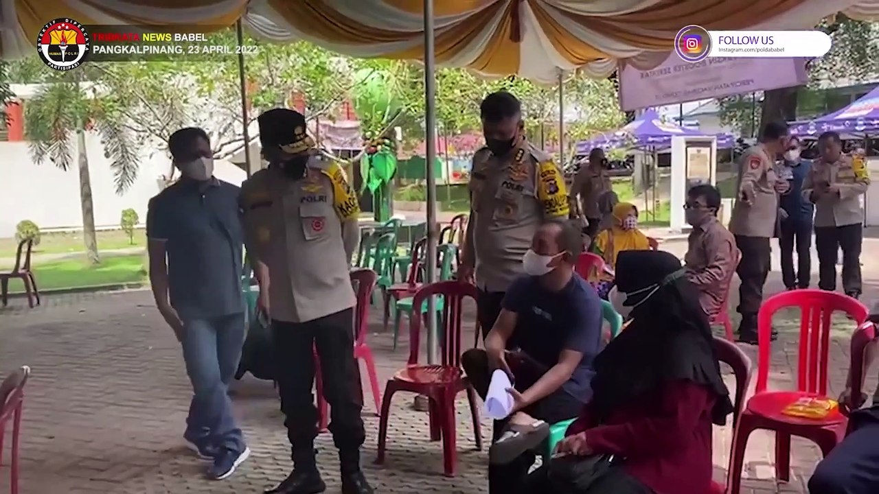 Program 1 Juta Vaksinasi Booster di Belitung