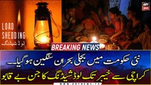 Out of control of load shedding from Karachi to Khyber