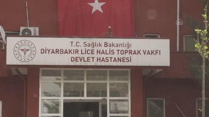 DİYARBAKIR - Lice ilçesinde sağlık çalışanlarına saldırı