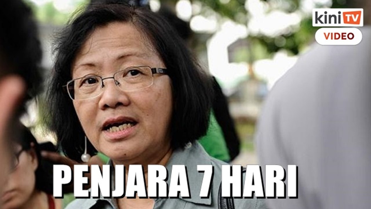 Maria Chin dihukum penjara 7 hari kerana menghina mahkamah