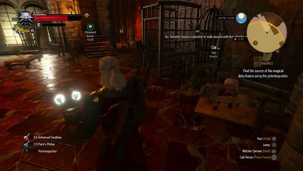 The Witcher 3 - Disturbance: Find Magical Disturbance (Dimeritium) Potestaquisitor Gameplay Sequence PS4