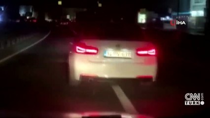 E-5’te tehlikeli sürüş kamerada