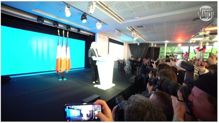 Au QG de Marine Le Pen, de l'espoir malgré la déception