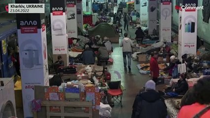 Viver debaixo da terra para fugir das bombas