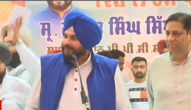 Rajpura 'ਚ ਗਰਜੇ Navjot sidhu; AAP ਨੂੰ ਲਾਏ ਰਗੜੇ; Bhagwant Mann ਨੂੰ ਫਿਰ ਕਿਹਾ ਰਬੜ ਦਾ ਗੁੱਡਾ