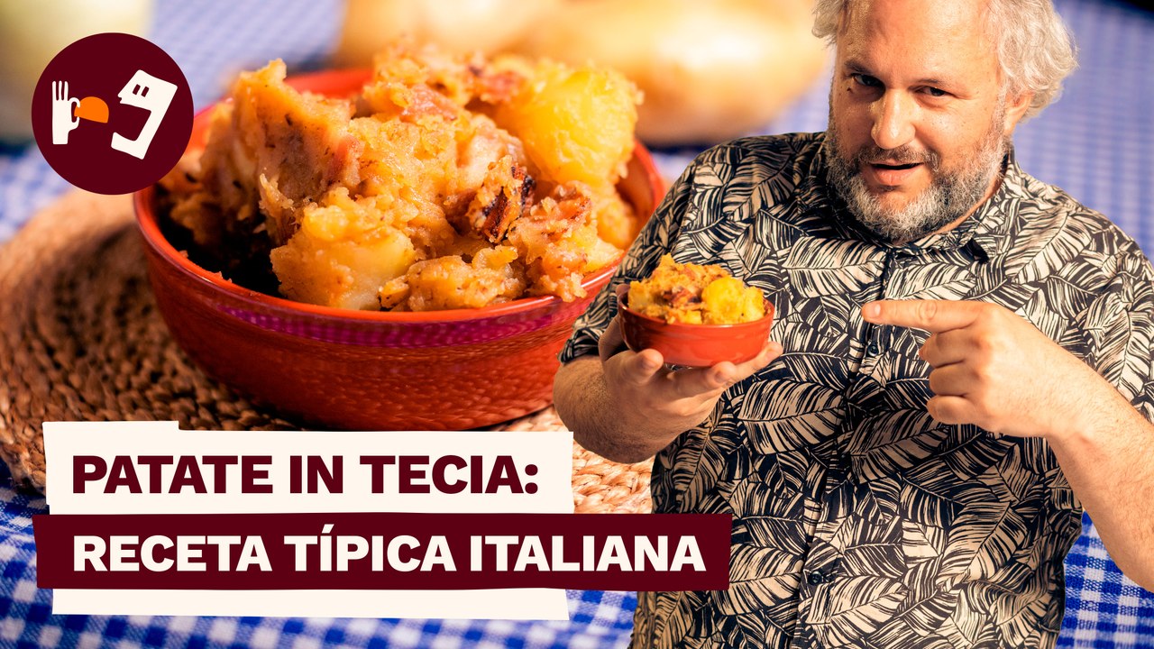 PATATE IN TECIA: La guarnición para tus barbacoas de PATATA,  CEBOLLA Y PANCETA