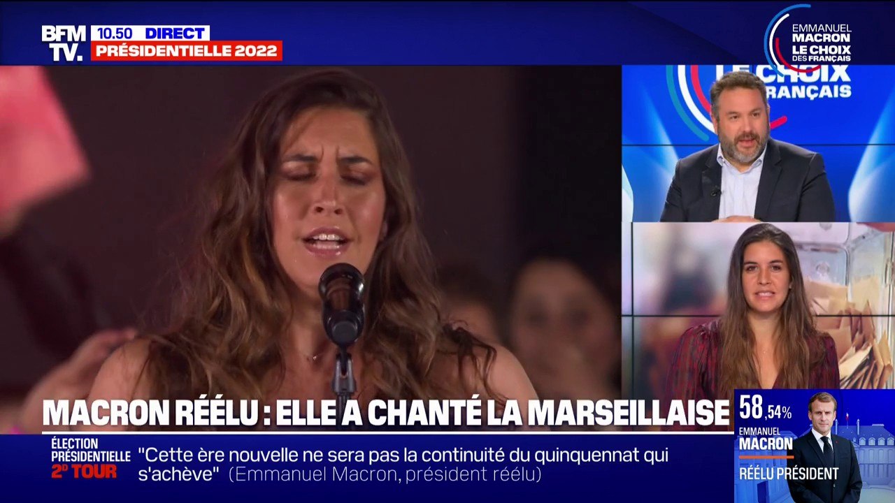 Farrah El Dibany, cantatrice: "J'ai été contactée la veille" pour chanter la Marseillaise au Champs-de-Mars
