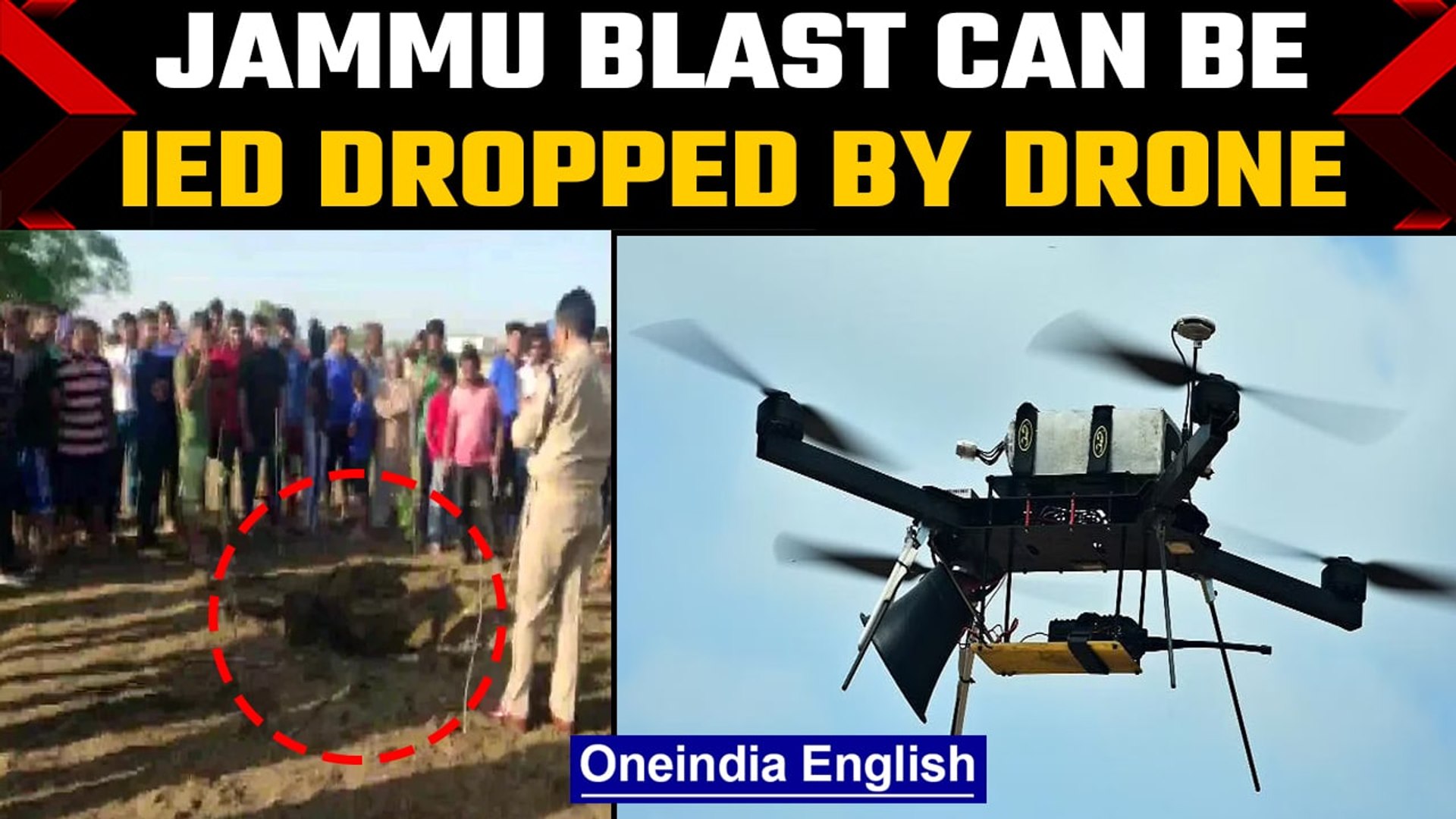 J&K: Blast on day of PM Modi's visit may be an IED dropped by drone, says  sources | Oneindia News - video Dailymotion