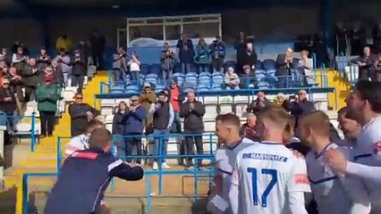 Celebrations as Buxton FC win the league