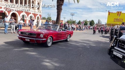 Forbes Anzac march
