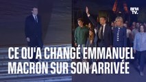 2017/2022: du Louvre au Champ-de-Mars, ce qu’a changé Emmanuel Macron sur la scénographie de son arrivée