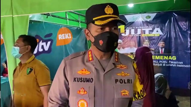 Pelayanan Vaksin Ramadan Di Kampung Ramadhan Alun-Alun Sidoarjo