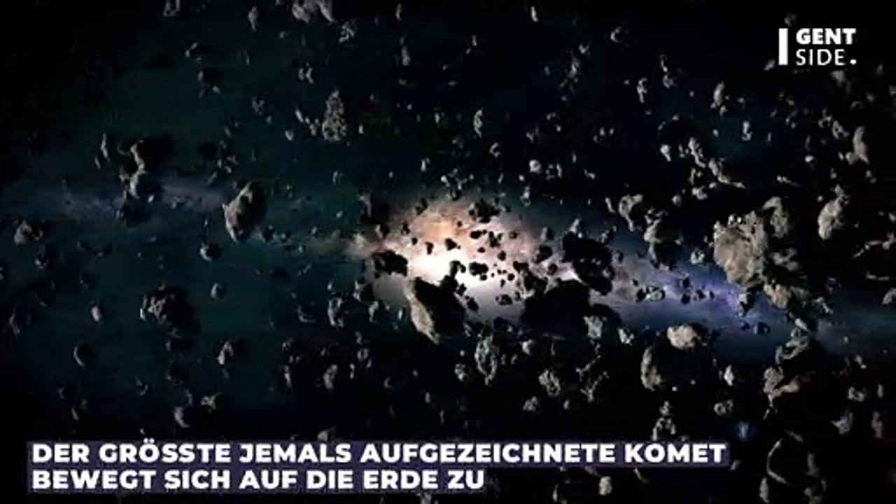 Der größte jemals aufgezeichnete Komet rast auf die Erde zu