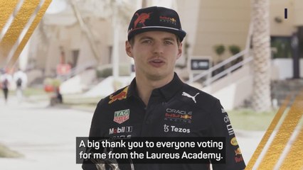 Max Verstappen wins 2021 Laureus Sportsman of the Year Award