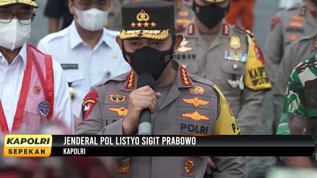 KAPOLRI SEPEKAN : Kapolri Pimpin Apel Operasi Ketupat 2022 (3/3)