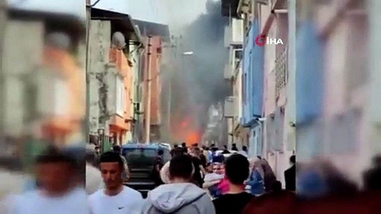 Bursa'da uçak düştü