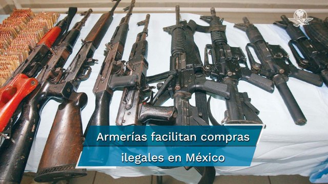 Armerías de EU, cómplices de la delincuencia: México #EnPortada