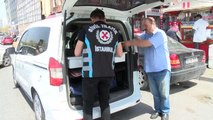 KADIKÖY'DE DENETİMDE 8 TAKSİ ŞOFÖRÜNE EMNİYET KEMERİ CEZASI