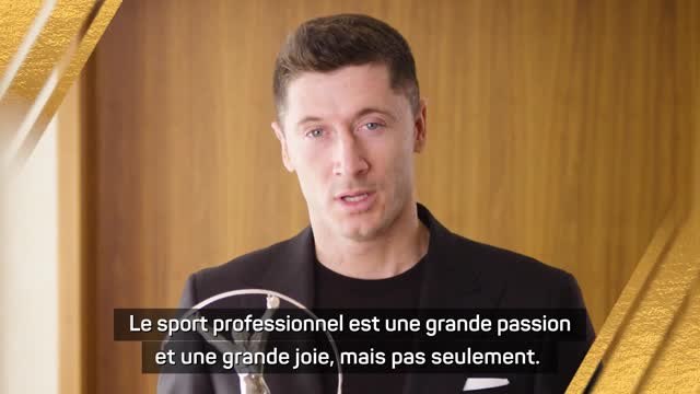 Laureus World Sport Awards - Lewandowski dédie son prix aux victimes en Ukraine