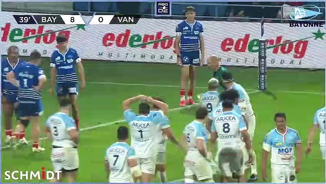 résumé Bayonne Vannes