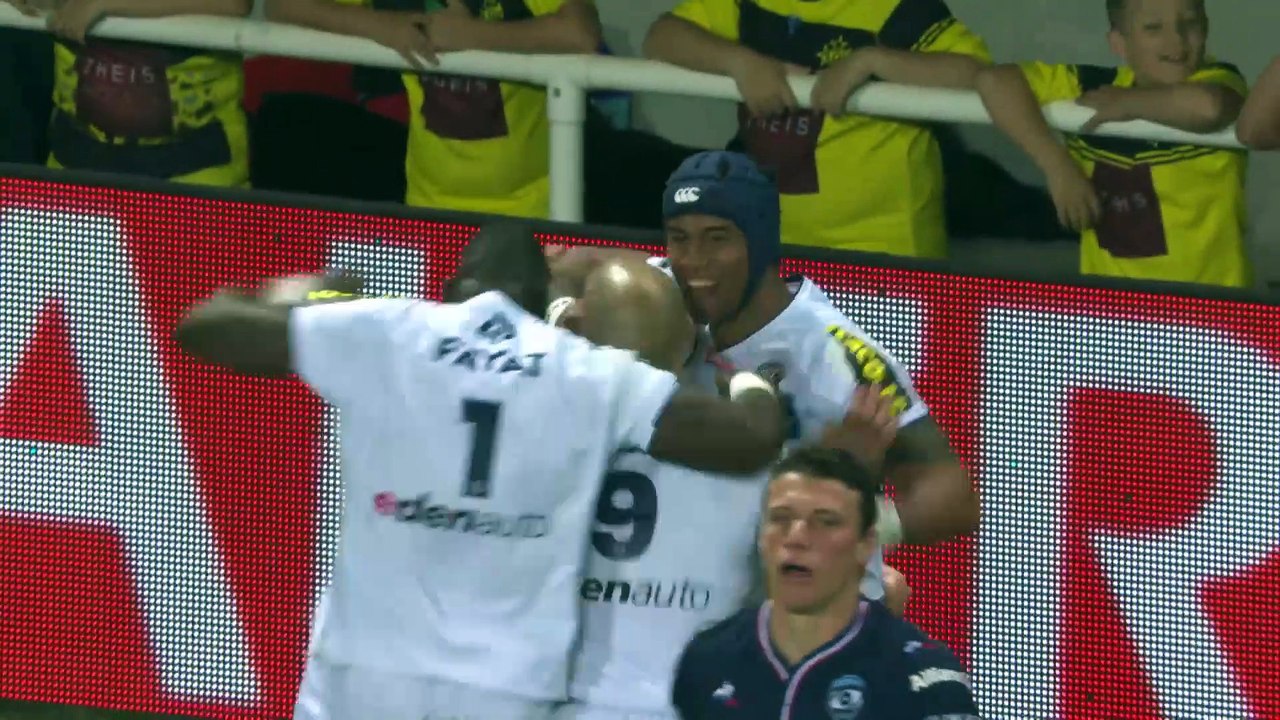 TOP 14 - Essai de Maxime LAMOTHE (UBB) - Montpellier Hérault Rugby - Union Bordeaux Bègles - Saison 2021/2022