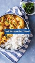 Caril de Couve flor {Vegan} #Shorts