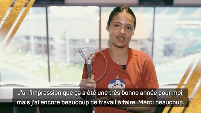 Laureus World Sport Awards - Emma Raducanu révélation de l'année
