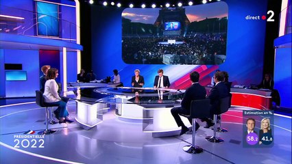 Download Video: Anne-Sophie Lapix s'excusant auprès des téléspectateurs après une bourde sur le parti auquel appartient son invité Manuel Valls - Soirée électorale du second tour des présidentielles avec la victoire d'Emmanuel Macron face à Marine Le Pen.