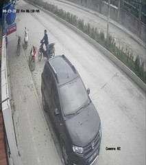 Gözüne kestirdiği motosikleti böyle çaldı