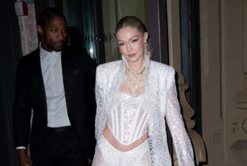 Gigi Hadid's Birthday Outfit Included Sheer Pants and a Corset