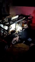 Morador incendeia a própria casa em Indaial