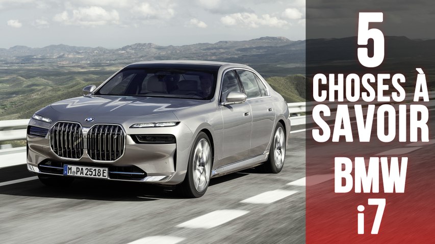 BMW i7, 5 choses à savoir sur la limousine...