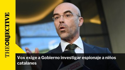 Vox exige a Gobierno investigar espionaje a niños catalanes