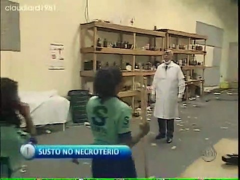 Susto no Necrotério (IML) Pegadinha Programa Silvio Santos