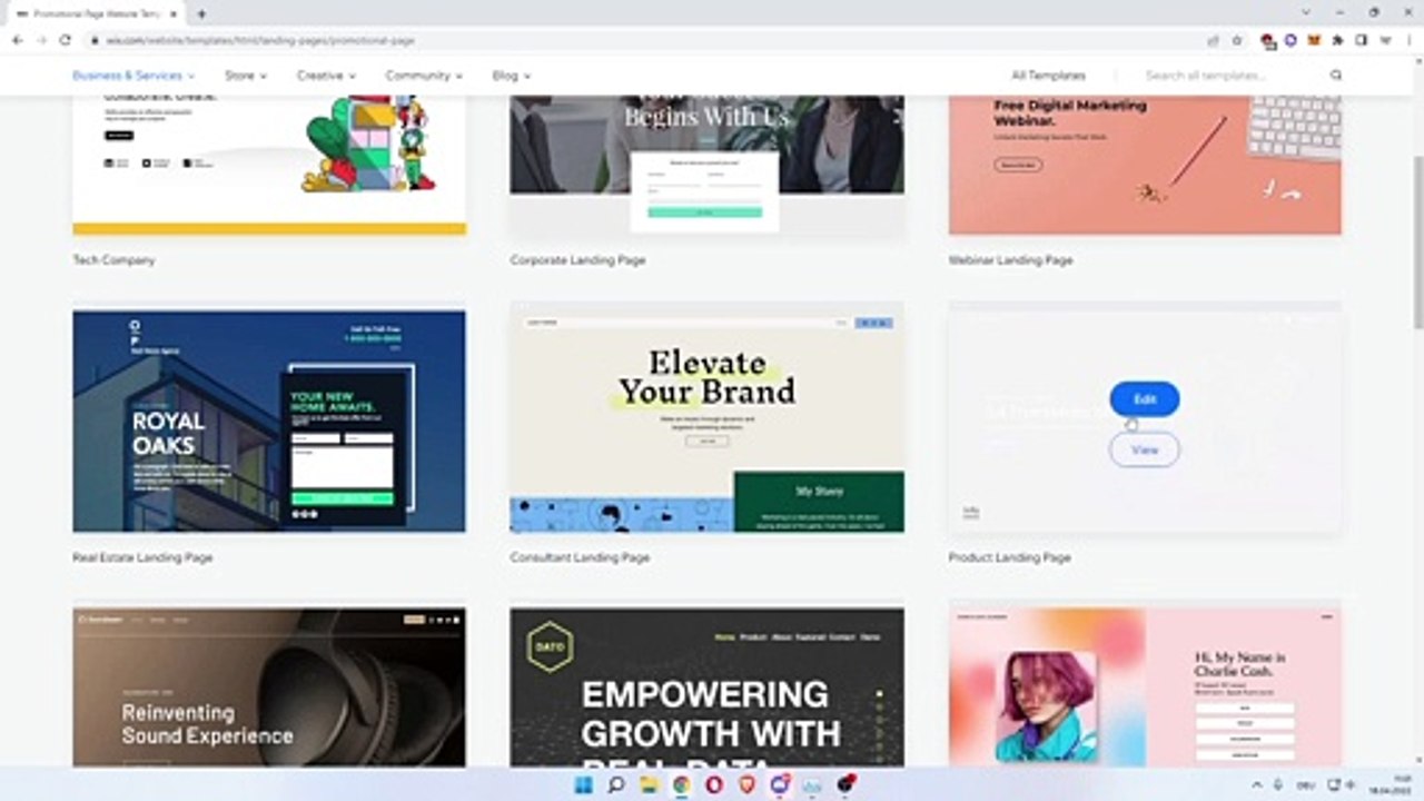 How to Create a Landing Page for FREE | Build Landing Page on Wix | Beginners Guide (2022)