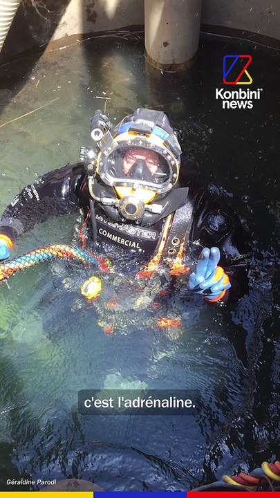 Scaphandrière : "il m'arrive même de remonter des gros bateaux qui ont coulé" | Le GOOD JOB de Géraldine Parodi