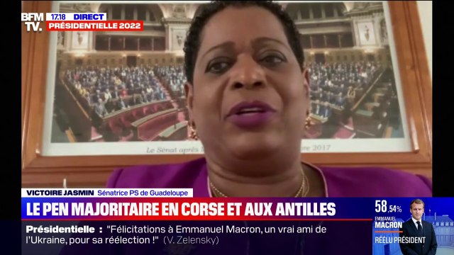 Marine Le Pen en tête du second tour en Guadeloupe: Il y a un véritable rejet de la politique menée par Emmanuel Macron , explique une sénatrice