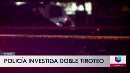 Policía investiga doble tiroteo