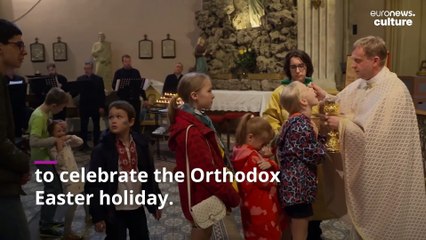 How Ukrainian soldiers and refugees celebrated Orthodox Easter?