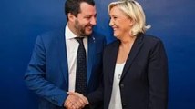 Matteo Salvini snobba Emmanuel Macron e fa i complimenti a Marine Le Pen: “Risultato mai visto, avan