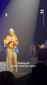 Lady Gaga Reads Fan Letter to Vegas Concert Crowd