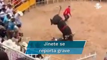 “¡Paramédicos, urgente!”: Toro pisa en repetidas ocasiones a jinete en la Plaza de Toros de Morelia