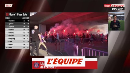 Grosse ambiance au Stadium avant Toulouse-Niort - Foot - L2