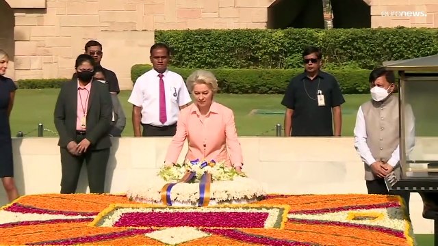 Von der Leyen pide a la India más apoyo en la sanciones occidentales