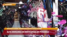 Alta demanda de bicicletas en Posadas