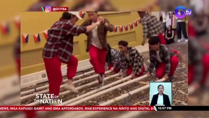 "Modern tinikling" ng mga Fil-Am students sa Atlanta, U.S.A, pinusuan | SONA