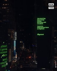 NYC's Times Square Goes Dark for Earth Day